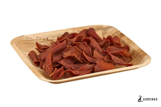 Original PORK CHIPS Trockenfleisch-Chips | 70% Eiweiß | Sport Snack | für Low Carb und Keto Ernährung | ohne Zusätze | Jerkey | Topping für Salat und Suppe