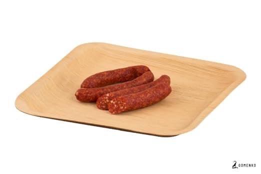 Zweierlei SALAMI STICKS in edler Geschenkbox | JACKY + FEUER Sticks | 300 Gramm | eigene Herstellung | Männergeschenk | Pfefferbeißer | Rauchpeitschen